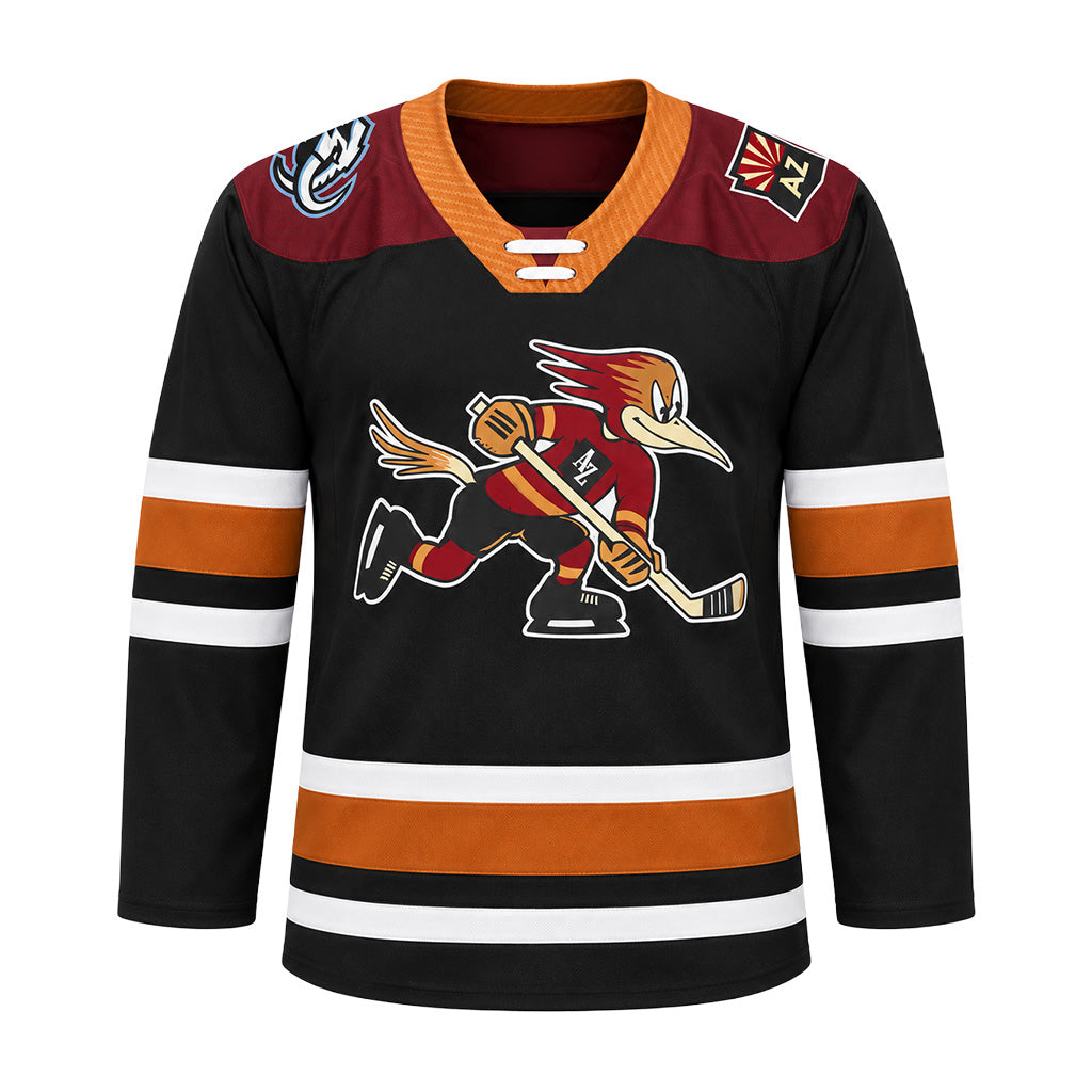 AHL Tucson Roadrunners CCM 2026 Home Replica Jersey- Black