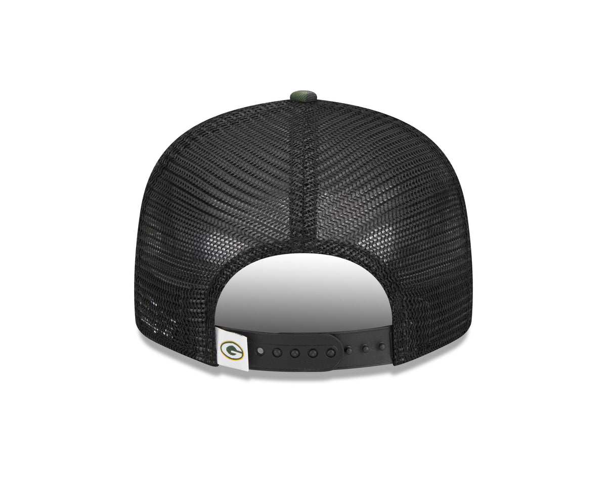 NFL Green Bay Packers New Era Mesh Trucker 9FIFTY Snapback Hat- Camo