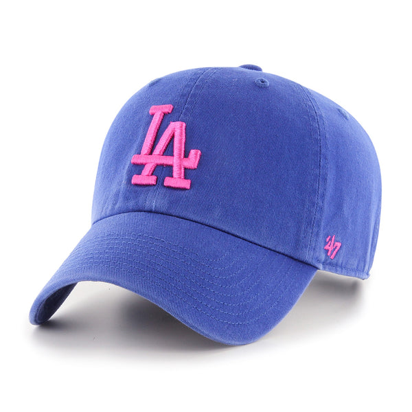 MLB Los Angeles Dodgers '47 Pink LA Clean Up Adjustable Hat - Just
