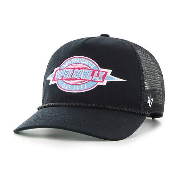 NFL Super Bowl LX '47 Black Frame Hitch Adjustable Hat - Black