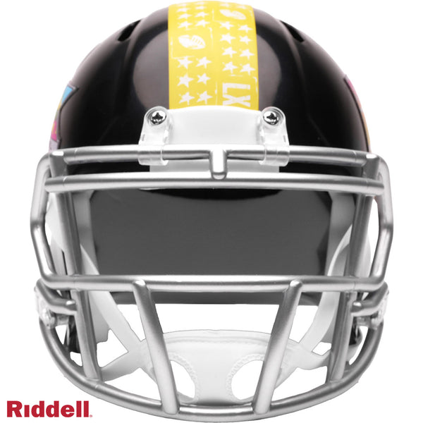 NFL Super Bowl LX Riddell Speed Mini Helmet - Black - Just Sports