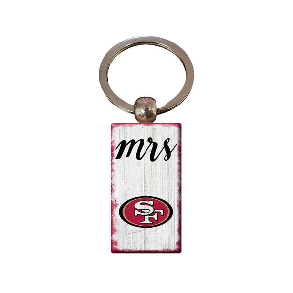 NFL San Francisco 49ers Fan Creations Mrs Keychain - Just Sports