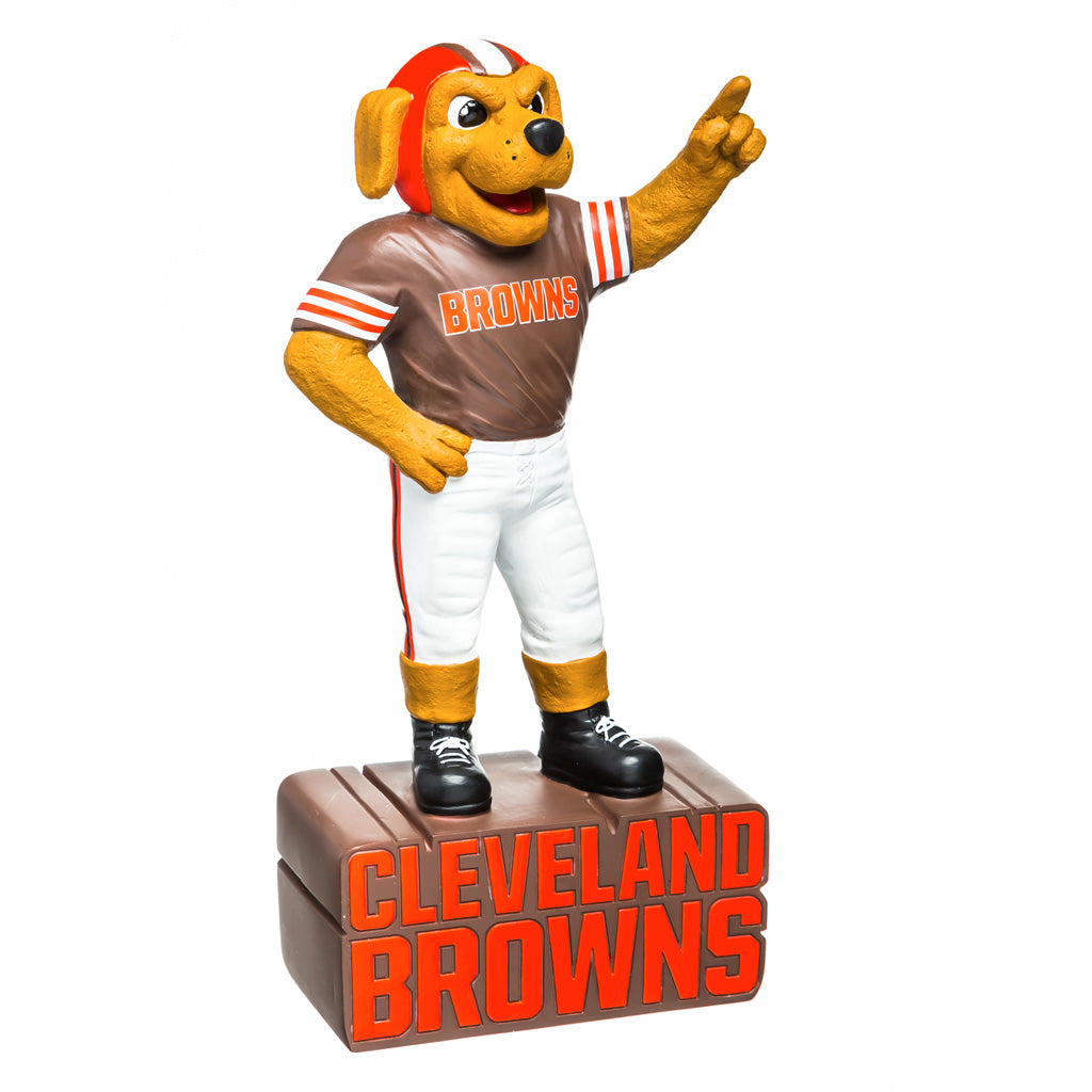 NFL Cleveland Browns Evergreen 16" Mascot Statue