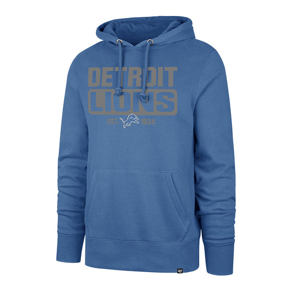 NFL Detroit Lions '47 Box Out Headline Pullover Hoodie - Just Sports