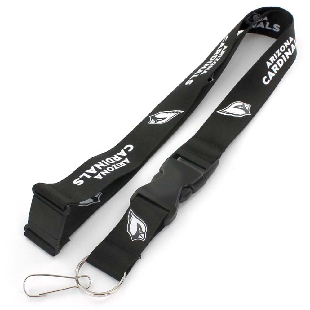 NFL Arizona Cardinals Aminco Black/White Lanyard