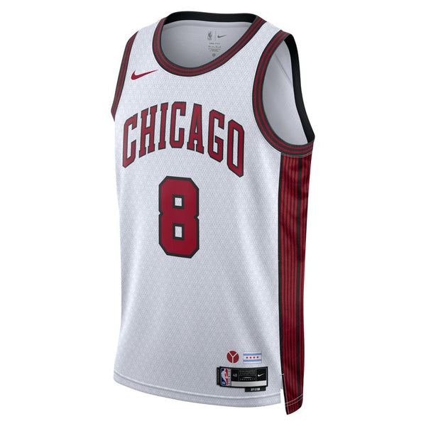 Chicago Bulls Scottie Pippen Black Red Swingman Jersey Mitchell & Ness  — Size M