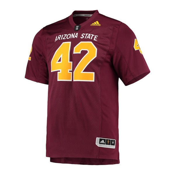 Arizona State University Sun Devils Pat Tillman Premiere Football Jersey | Adidas | Team Maroon | XSmall