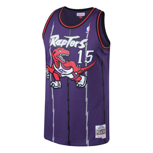 Shop Mitchell & Ness Toronto Raptors Vince Carter 1998-1999 Road Swingman  Jersey SMJYGS18214-TRAPURP98VCA purple