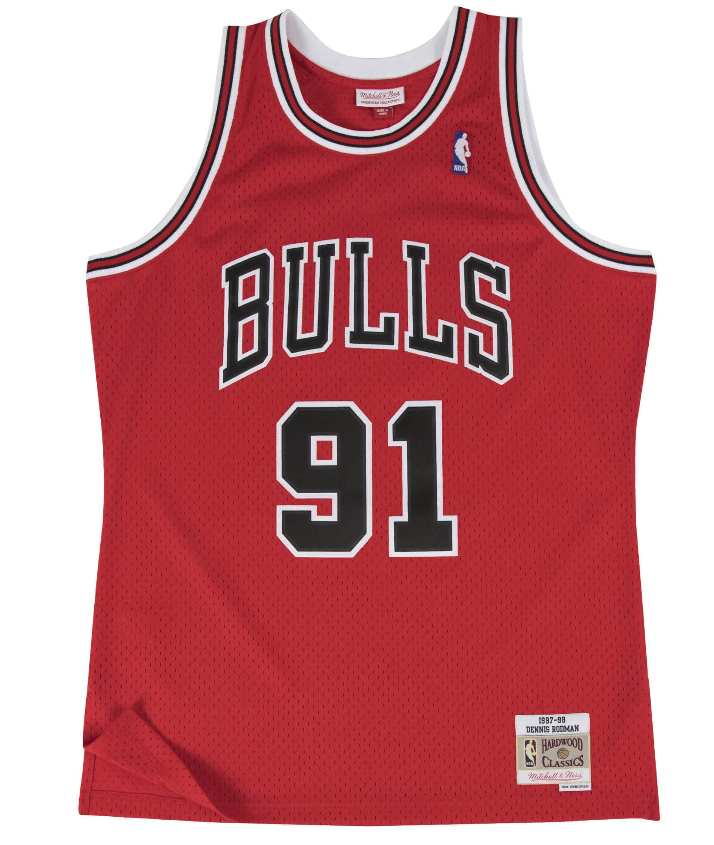 NBA Chicago Bulls Dennis Rodman Mitchell &amp; Ness &#39;97 Retro Swingman Jersey