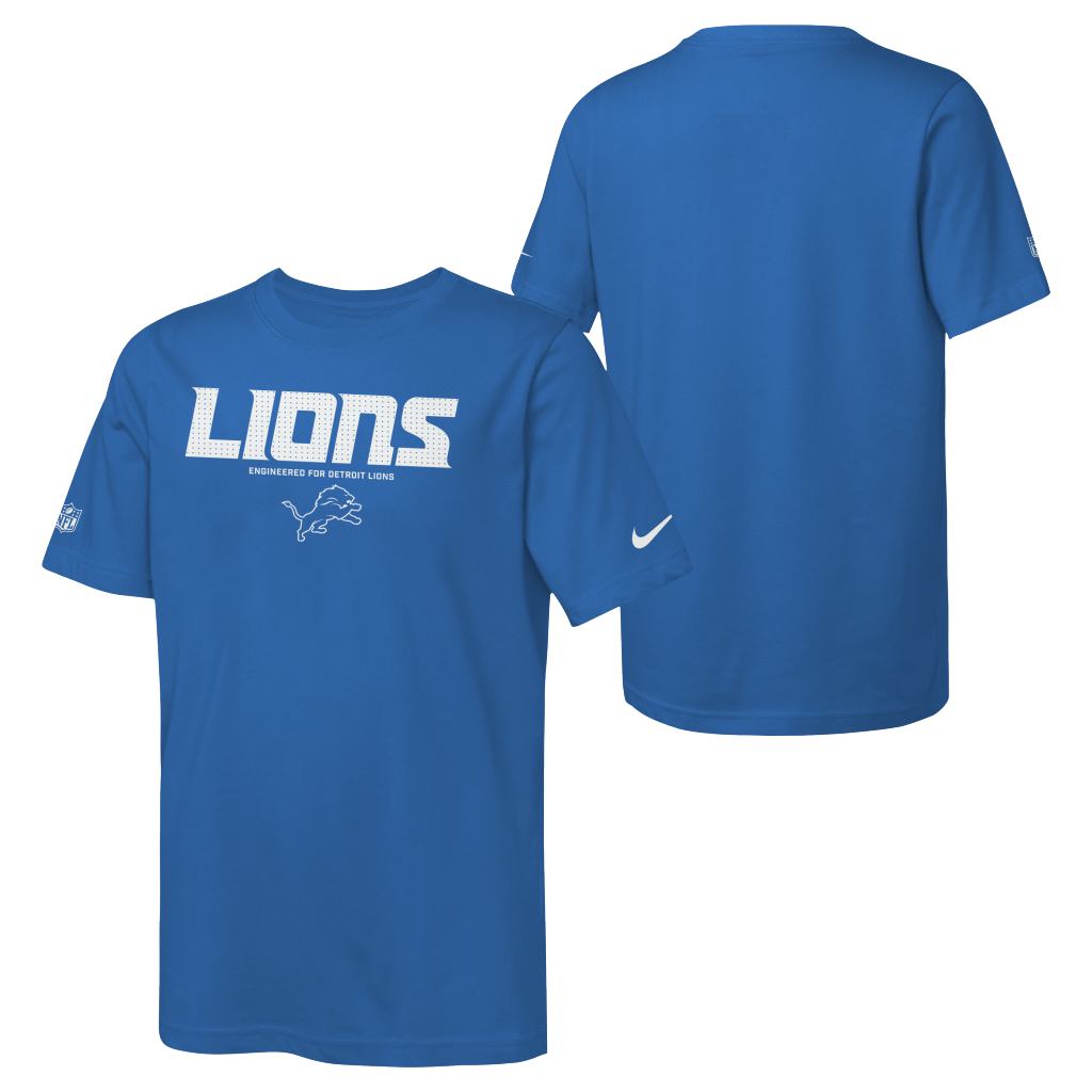 NFL Detroit Lions Youth Nike Team Issue T-Shirt - Blue