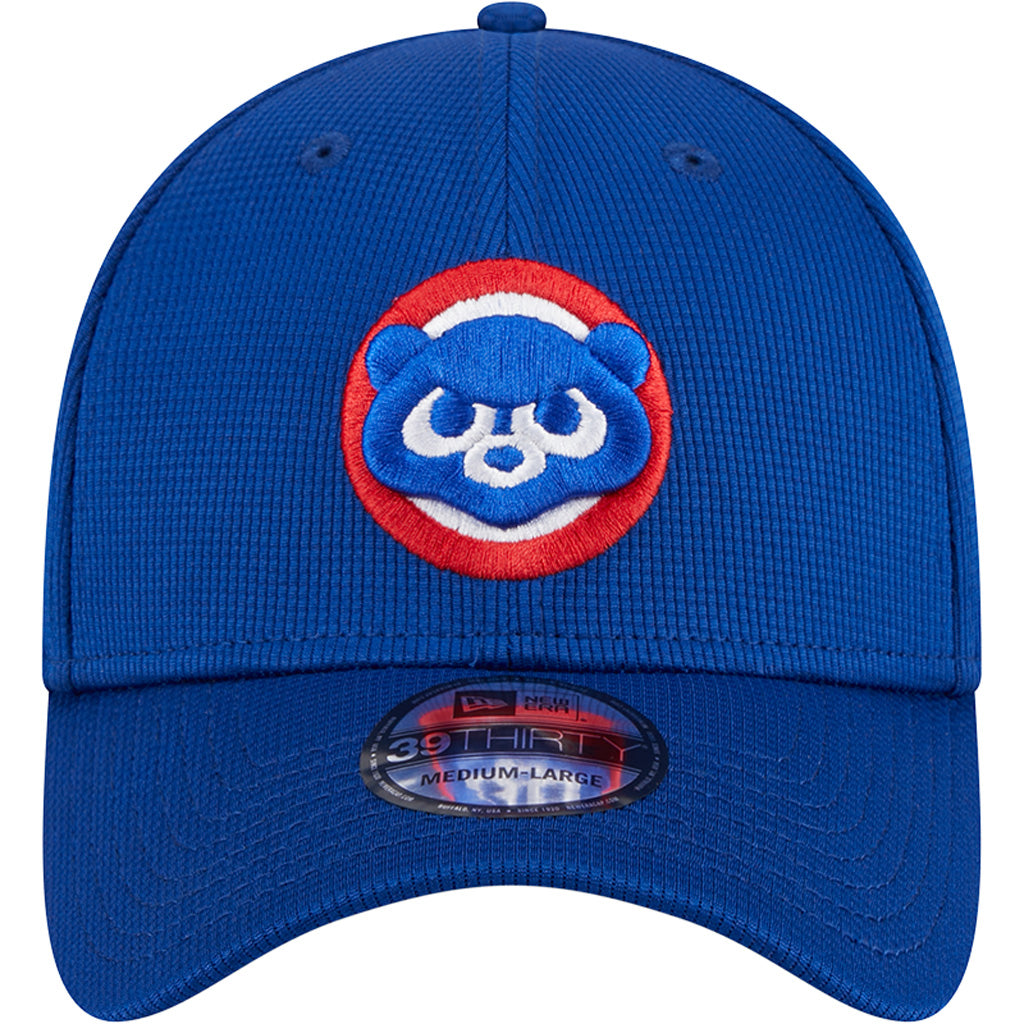 MLB Chicago Cubs New Era 2025 Batting Practice 39THIRTY Flex Fit Hat - Blue