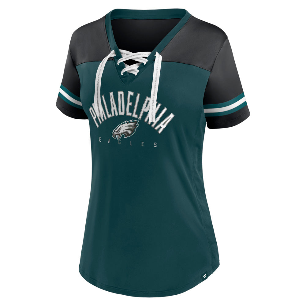 NFL Philadelphia Eagles Women's Fanatics Blitz & Glam Fashion Top