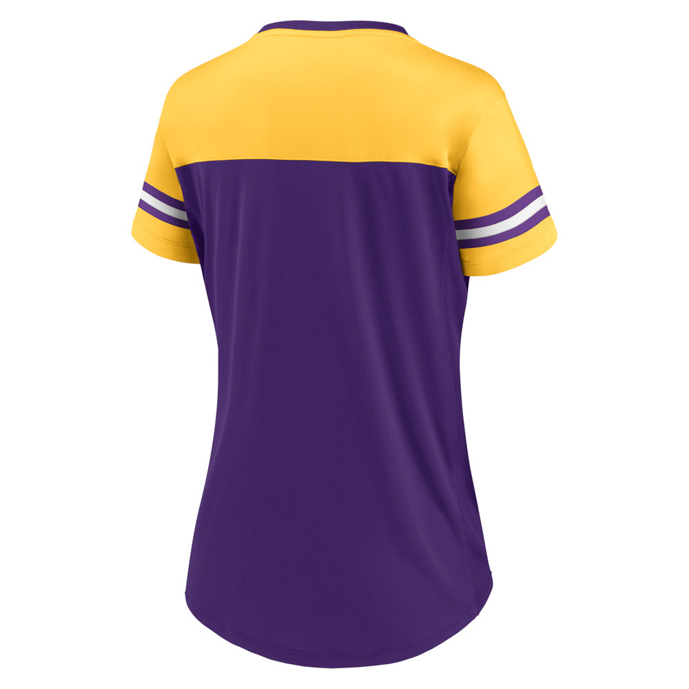 NFL Minnesota Vikings Women's Fanatics Blitz & Glam Fashion Top