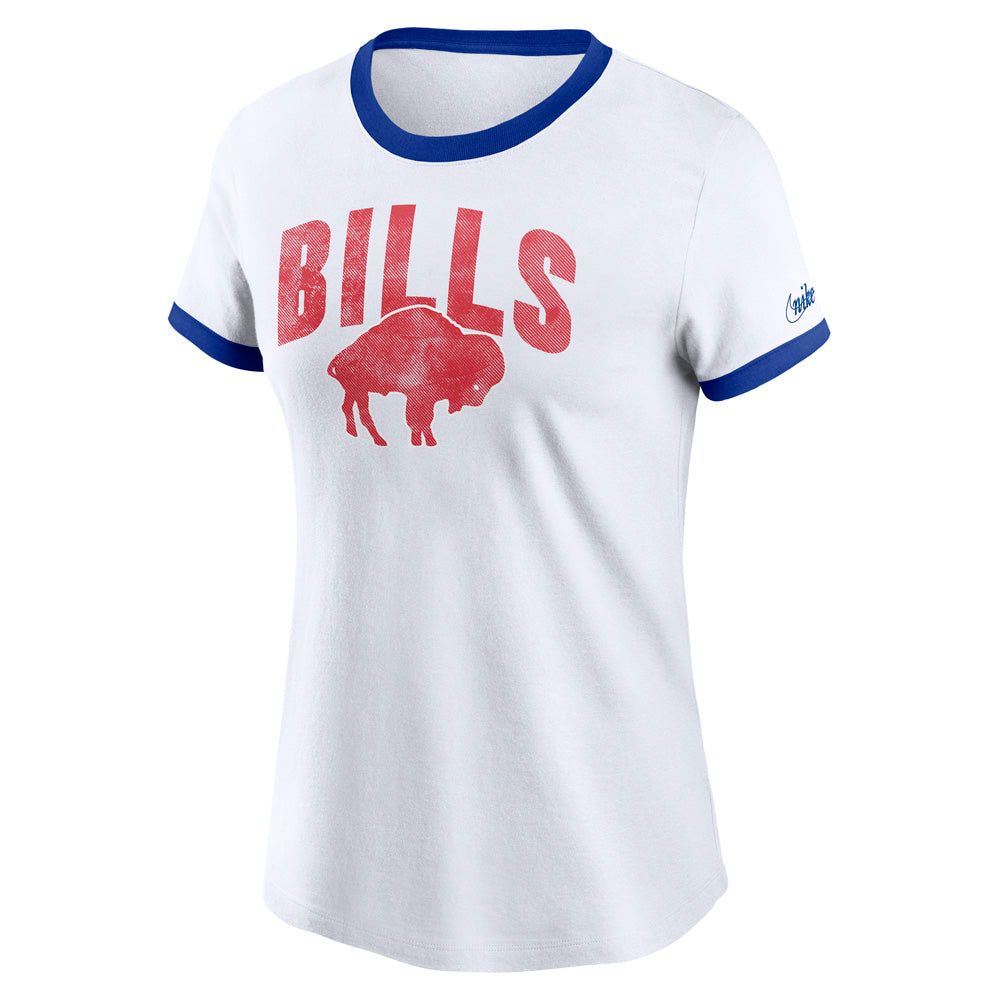 NFL Buffalo Bills Women&#39;s Nike Rewind Ringer Tee