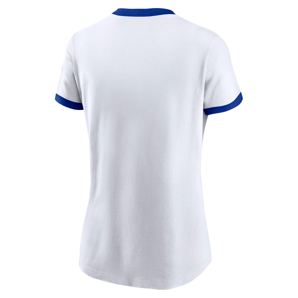 NFL Seattle Seahawks Women&#39;s Nike Rewind Ringer T-Shirt - White