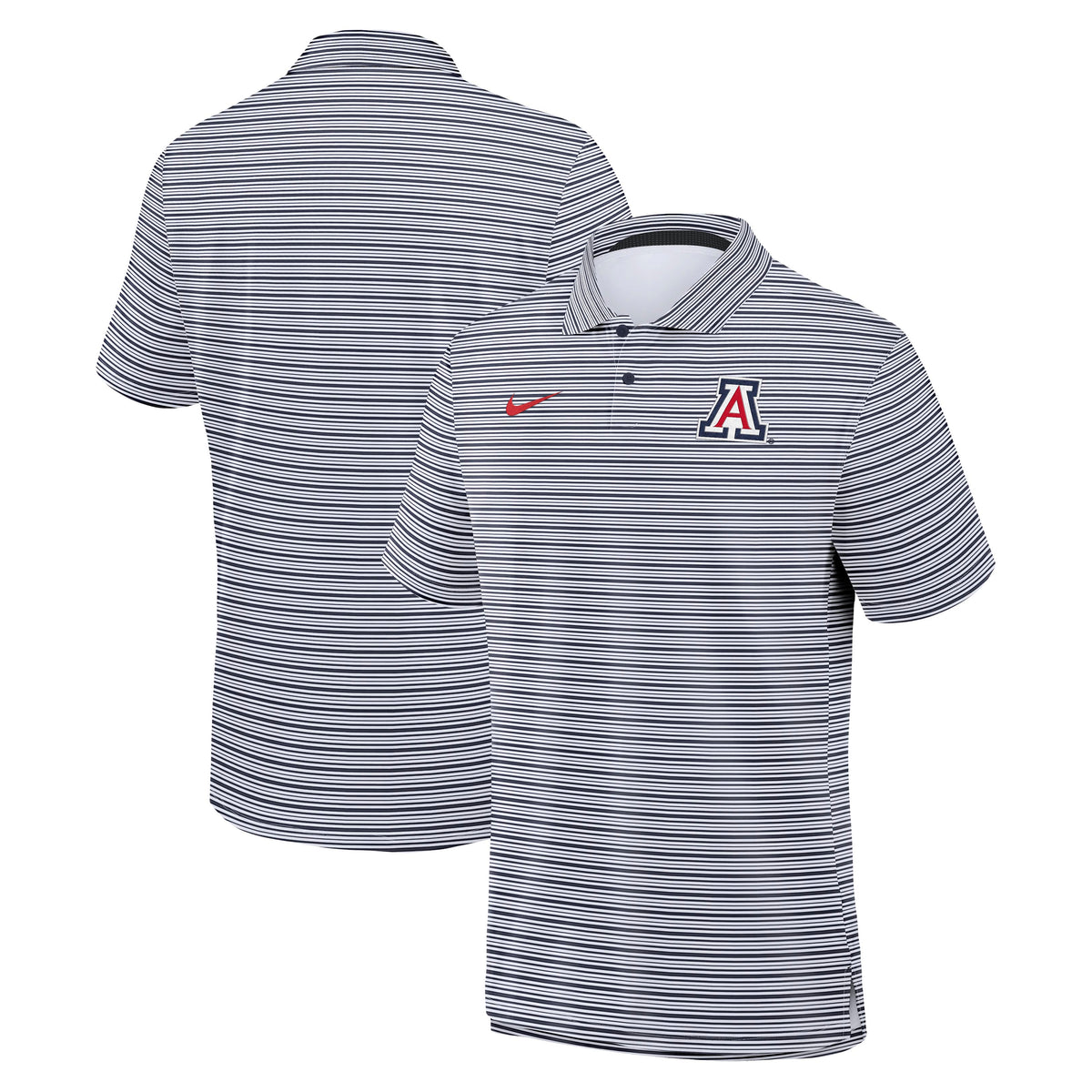 NCAA Arizona Wildcats Nike All Over Print Vapor Polo- Navy