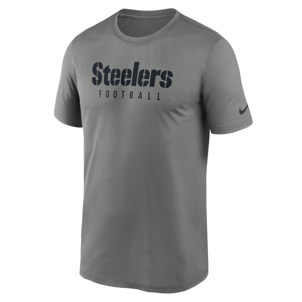 NFL Pittsburgh Steelers Nike Dri-FIT Legend T-Shirt - Gray