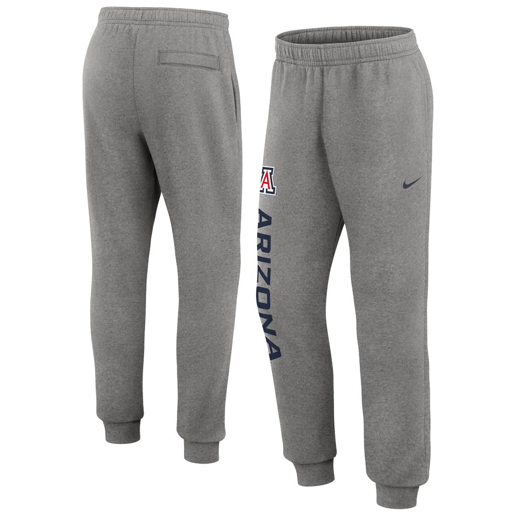 NCAA Arizona Wildcats Nike Club Fleece Joggers Pants - Gray