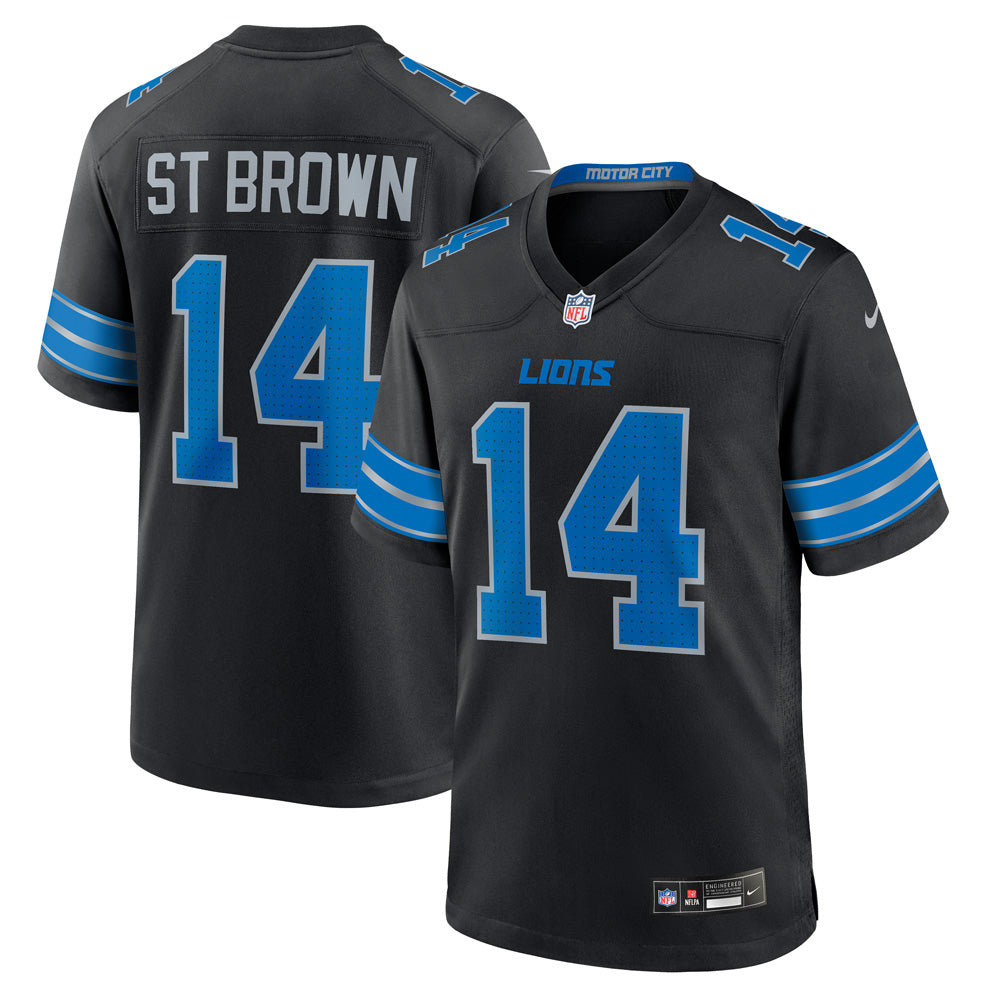 NFL Detroit Lions Amon-Ra St Brown Nike Alternate Game Jersey - Black