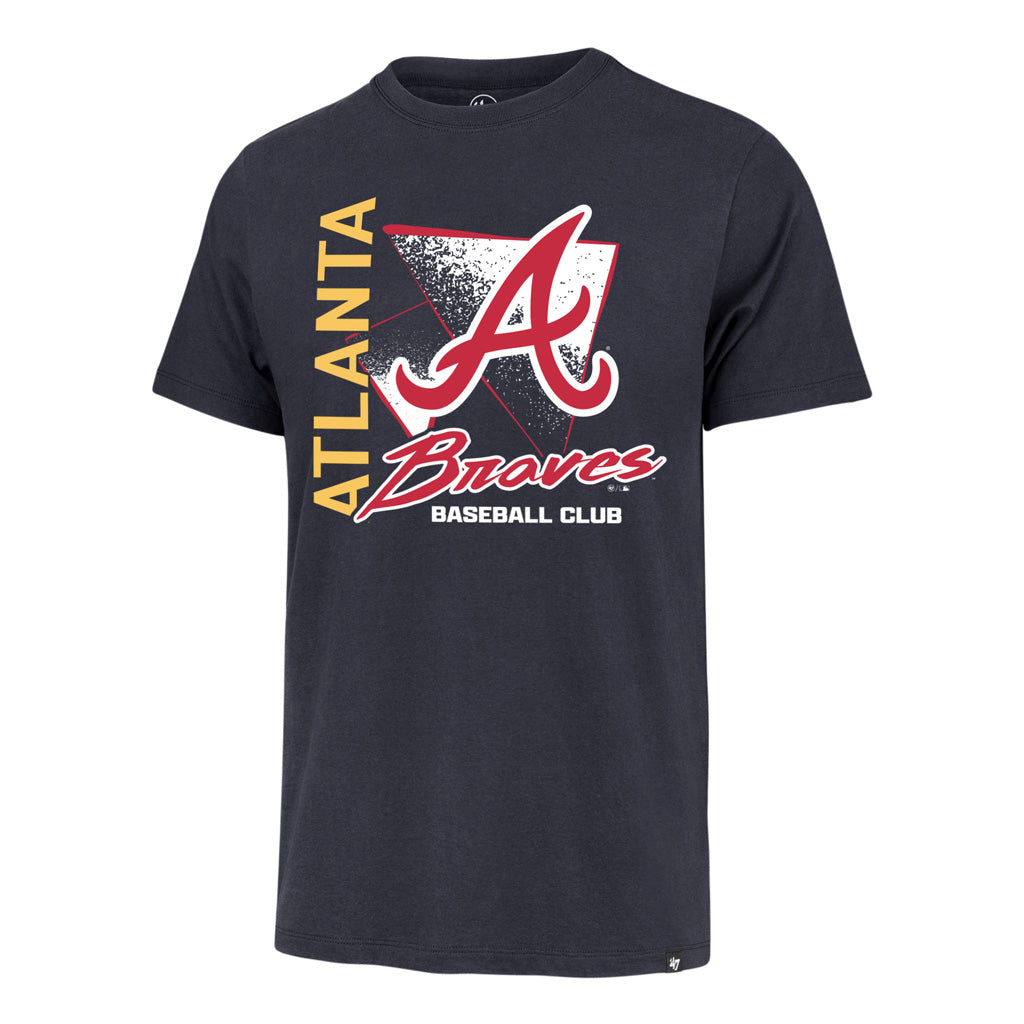 MLB Atlanta Braves '47 Side Arm Franklin T-Shirt - Navy