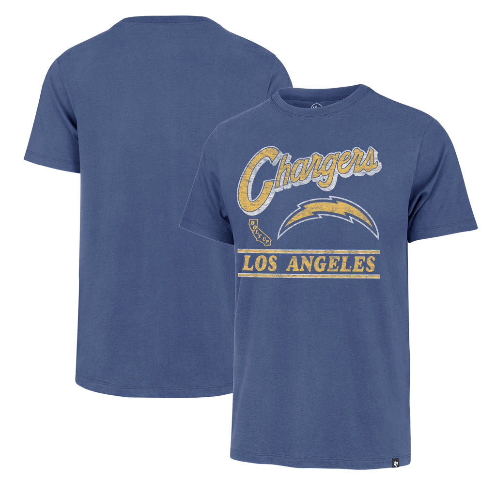 NFL Los Angeles Chargers '47 Fly By Franklin T-Shirt - Blue