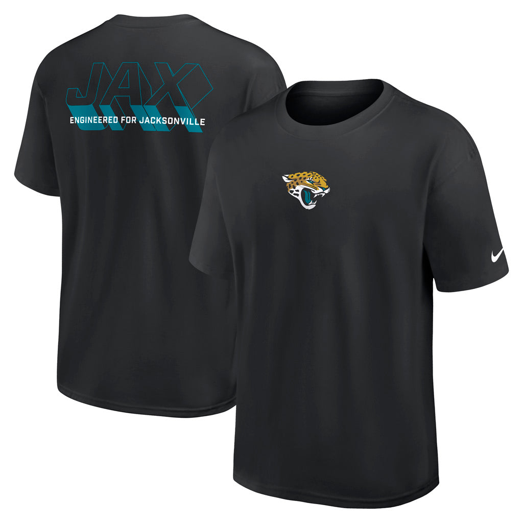 NFL Jacksonville Jaguars Nike Essential Heavy Max90 T-Shirt - Black