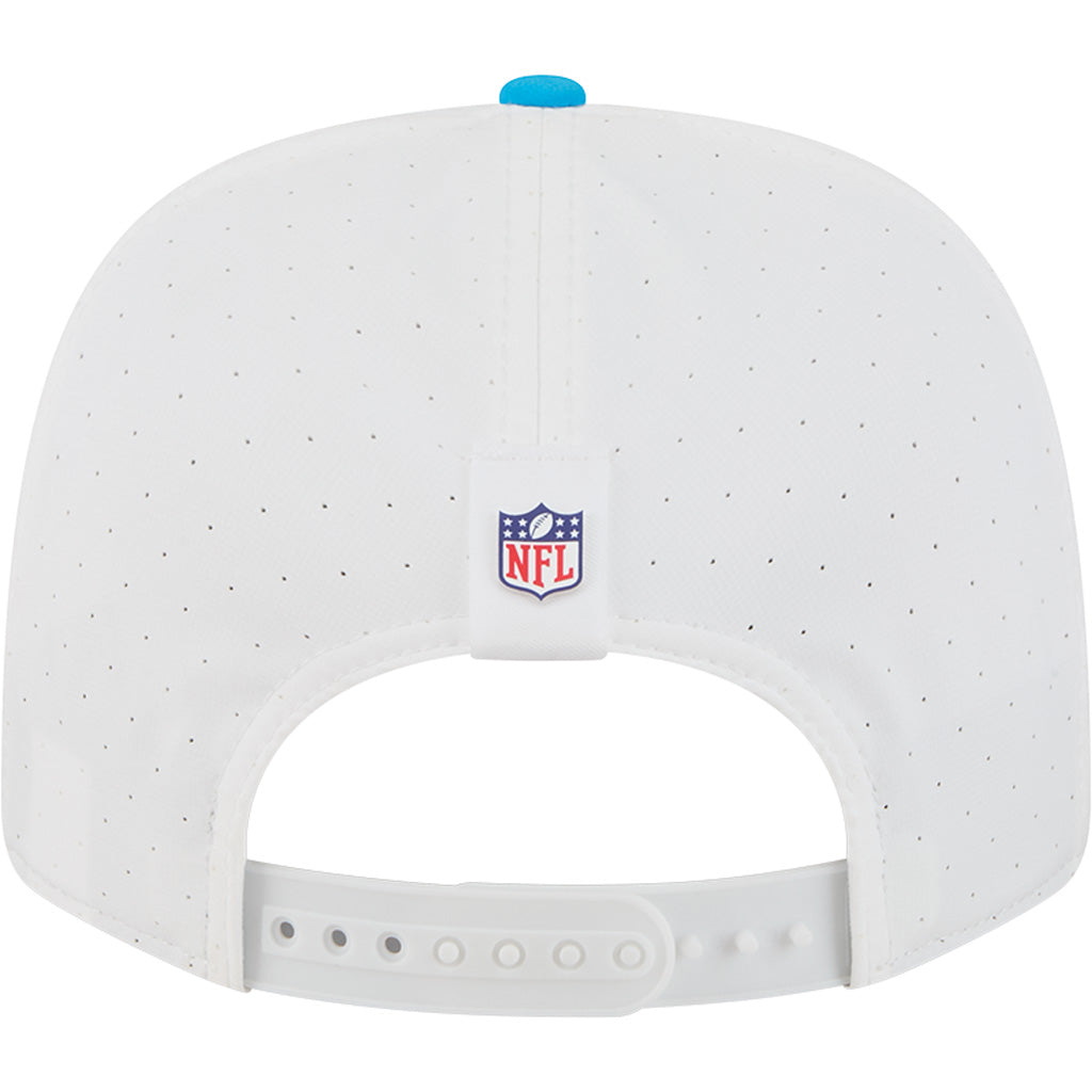 NFL Carolina Panthers New Era 2025 Training 9SEVENTY Stretch-Snapback Hat - White