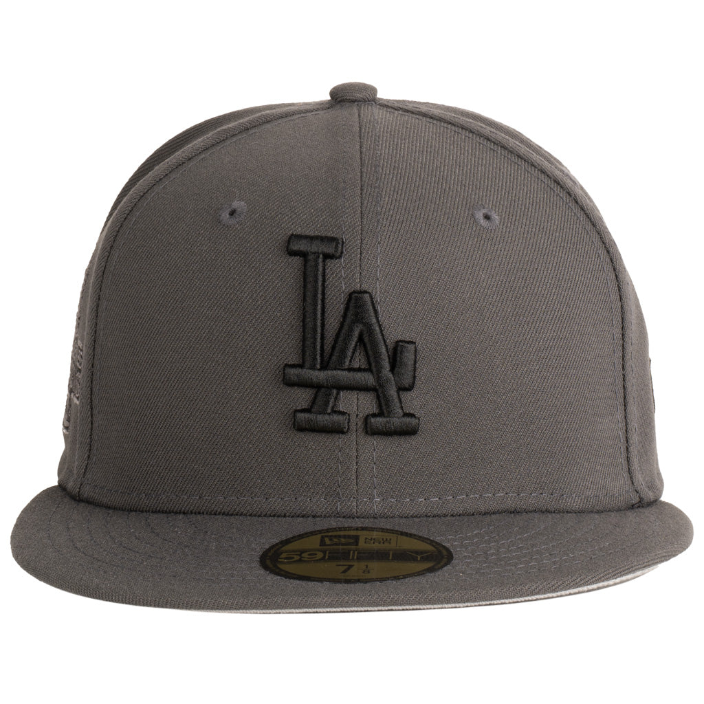 MLB Los Angeles Dodgers New Era Tonal Graphite 59FIFTY Fitted Hat - Graphite