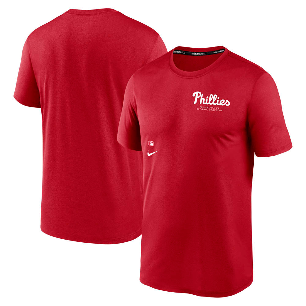 MLB Philadelphia Phillies Nike Early Work T-Shirt - Red