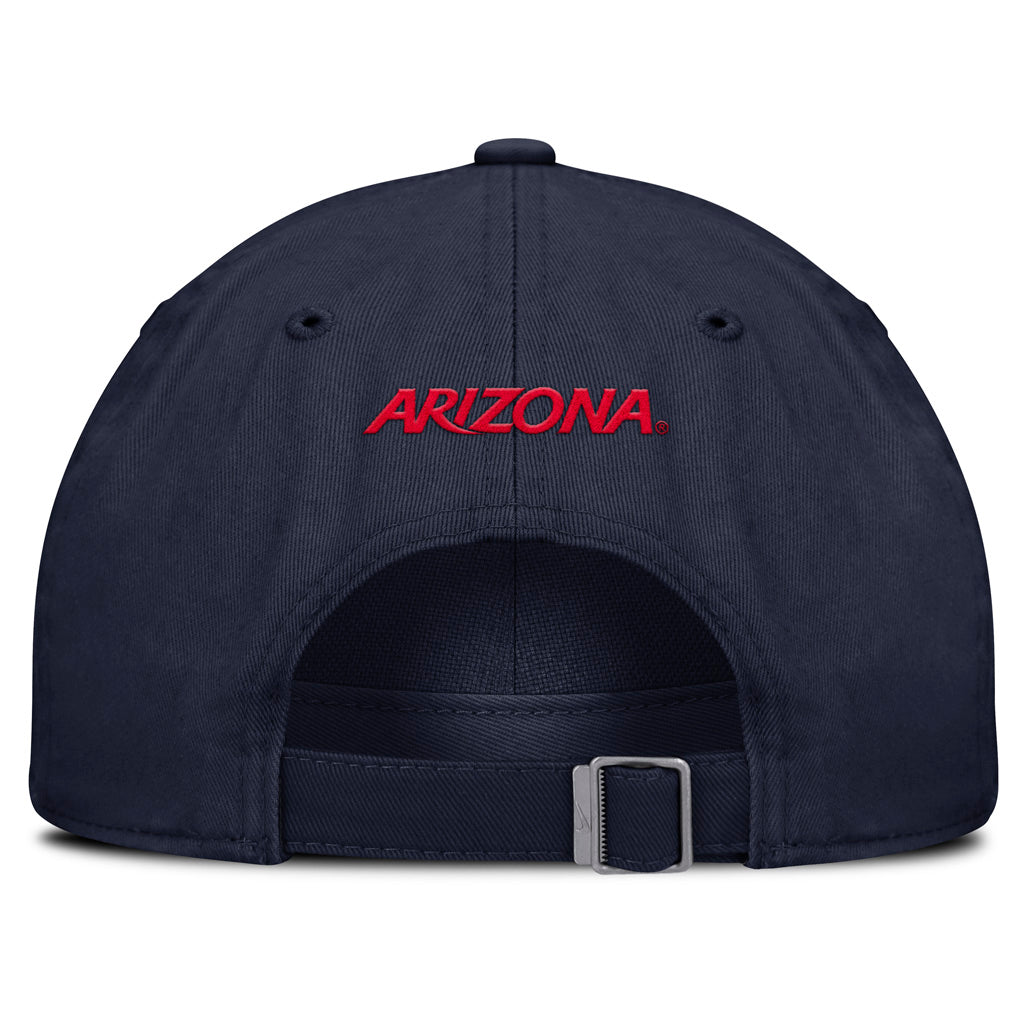 NCAA Arizona Wildcats Nike Primary Logo Primetime Slouch Adjustable Hat - Navy