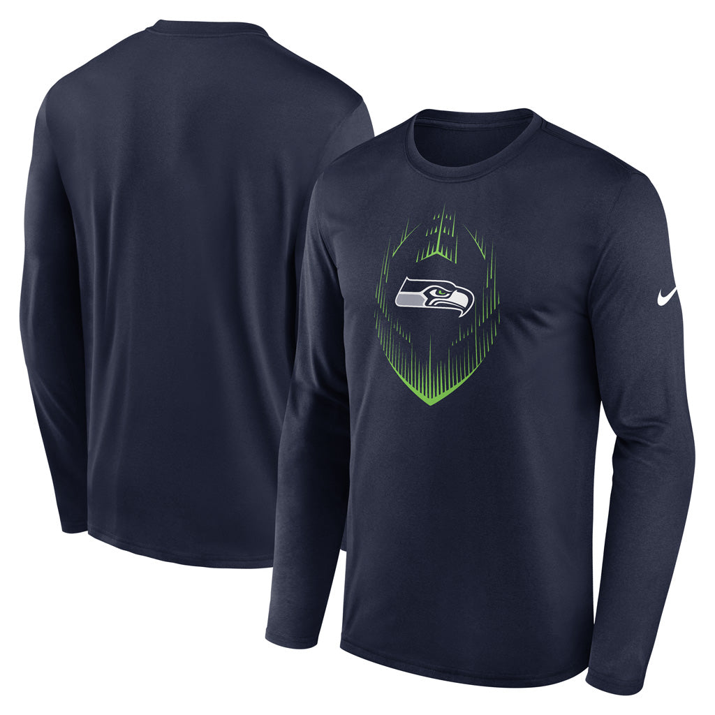 NFL Seattle Seahawks Nike 2024 Icon Legend Long Sleeve T-Shirt - Navy