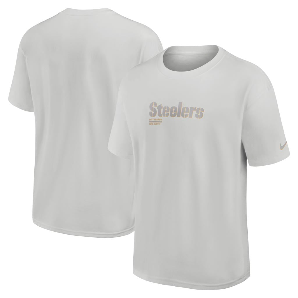 NFL Pittsburgh Steelers Nike Heavy Max90 T-Shirt - Gray