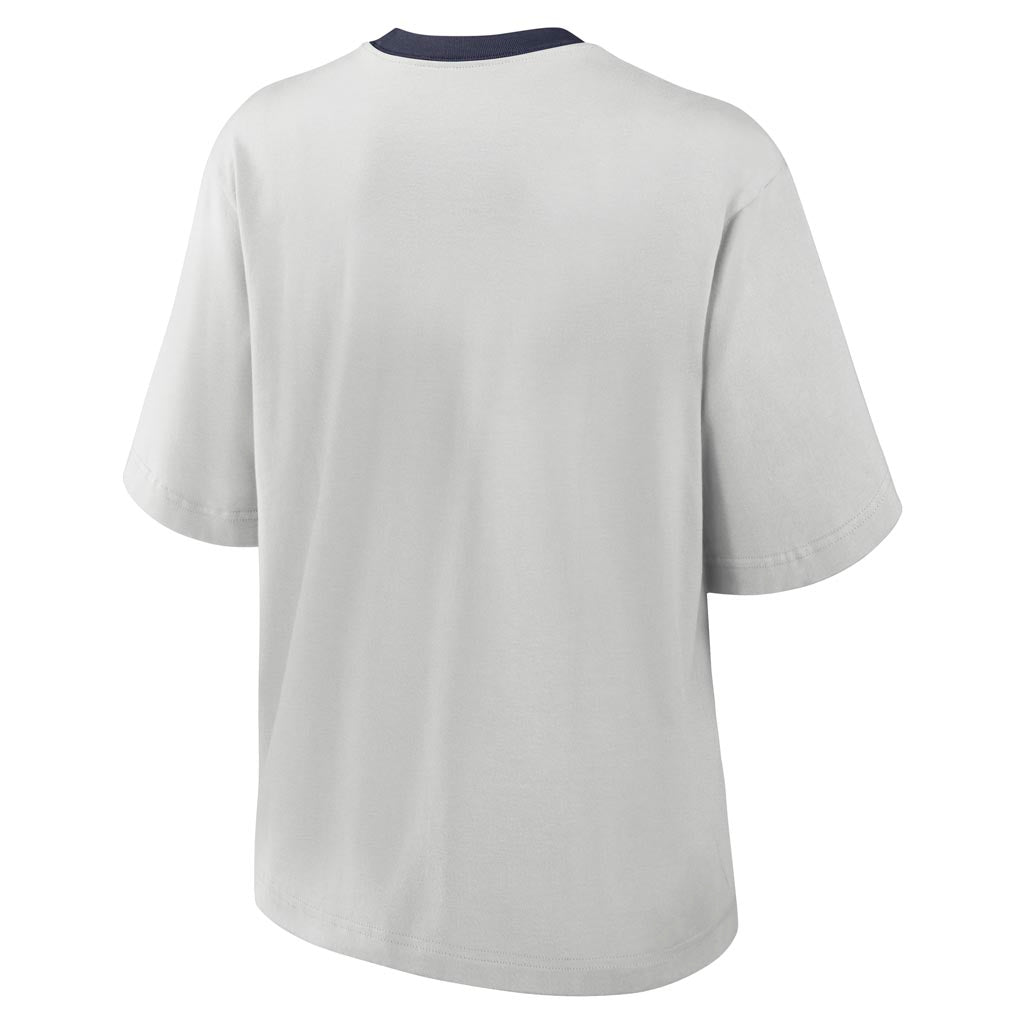 NCAA Arizona Wildcats Women's Nike Legacy Arch Boxy Crop T-Shirt - Gray