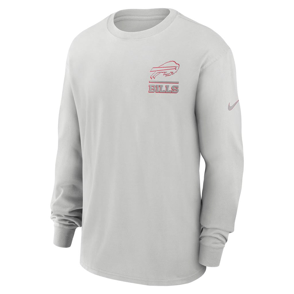 NFL Buffalo Bills Nike Heavy Max90 Long Sleeve T-Shirt - Gray