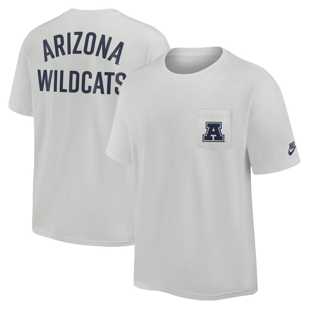 NCAA Arizona Wildcats Nike Legacy M90 Pocket Two-Hit T-Shirt - Gray