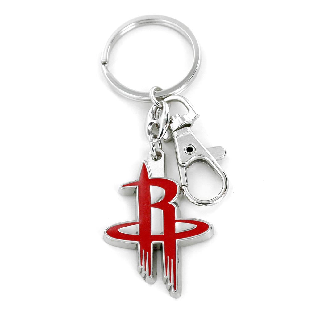 NBA Houston Rockets Aminco Logo Keychain - Red