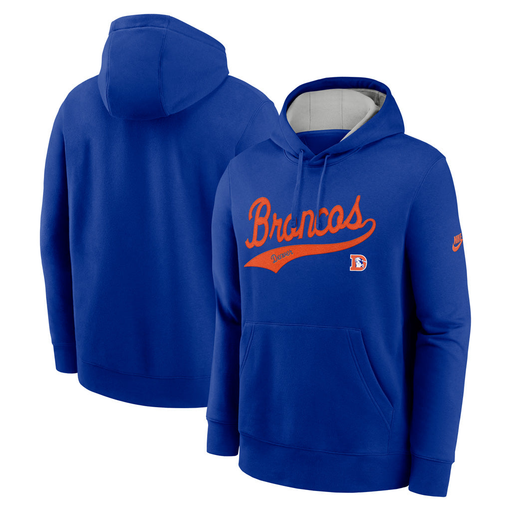 NFL Denver Broncos Nike Rewind Club Pullover Hoodie