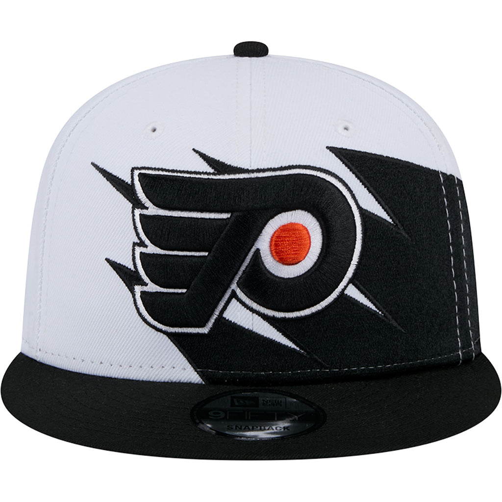 NHL Philadelphia Flyers New Era Jagged 9FIFTY Snapback Hat - White