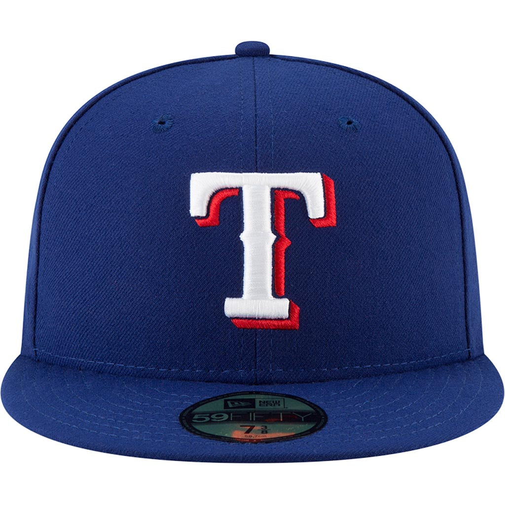 MLB Texas Rangers New Era Authentic Collection Home On-Field 59FIFTY Fitted Hat - Blue