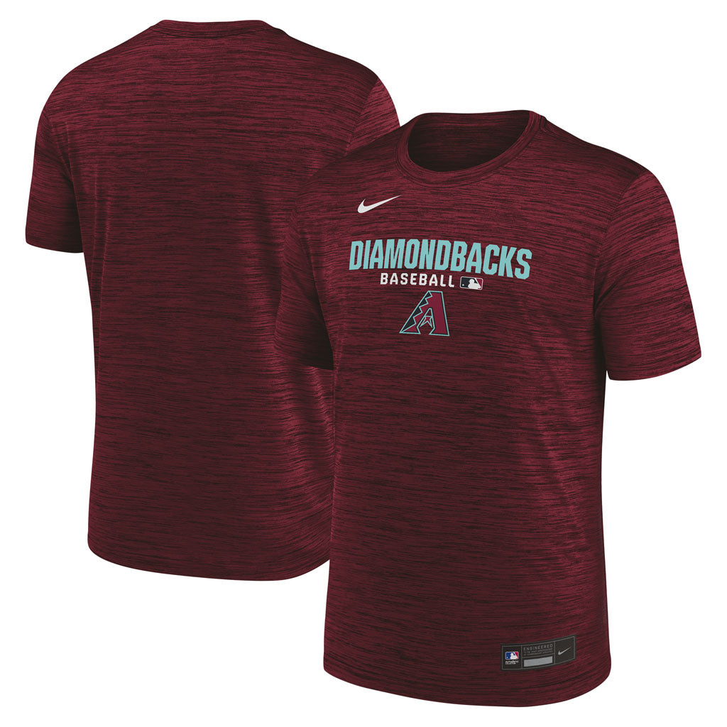MLB Arizona Diamondbacks Nike 2026 Authentic Collection Velocity T-Shirt - Red