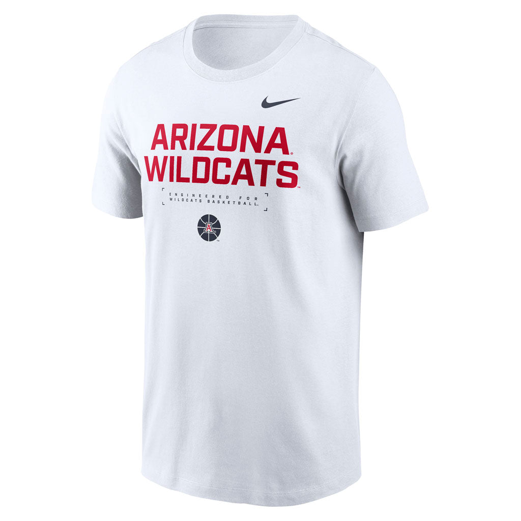 NCAA Arizona Wildcats Nike Stack Script Cotton T-Shirt - White