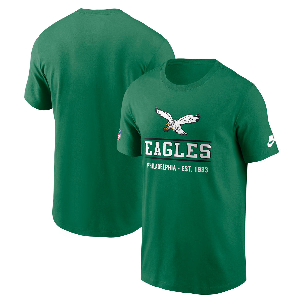 NFL Philadelphia Eagles Nike Alternative Pack Dri-Fit Crew T-Shirt- Green