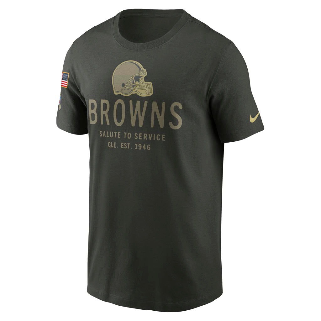 NFL Cleveland Browns Nike 2025 Salute to Service Legend T-Shirt - Green