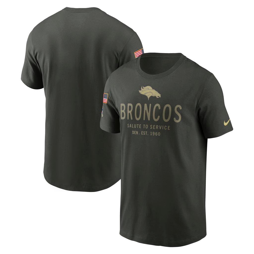NFL Denver Broncos Nike 2025 Salute to Service Legend T-Shirt - Green