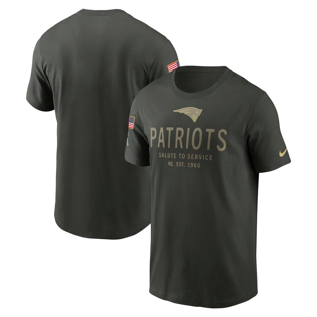 NFL New England Patriots Nike 2025 Salute to Service Legend T-Shirt - Green