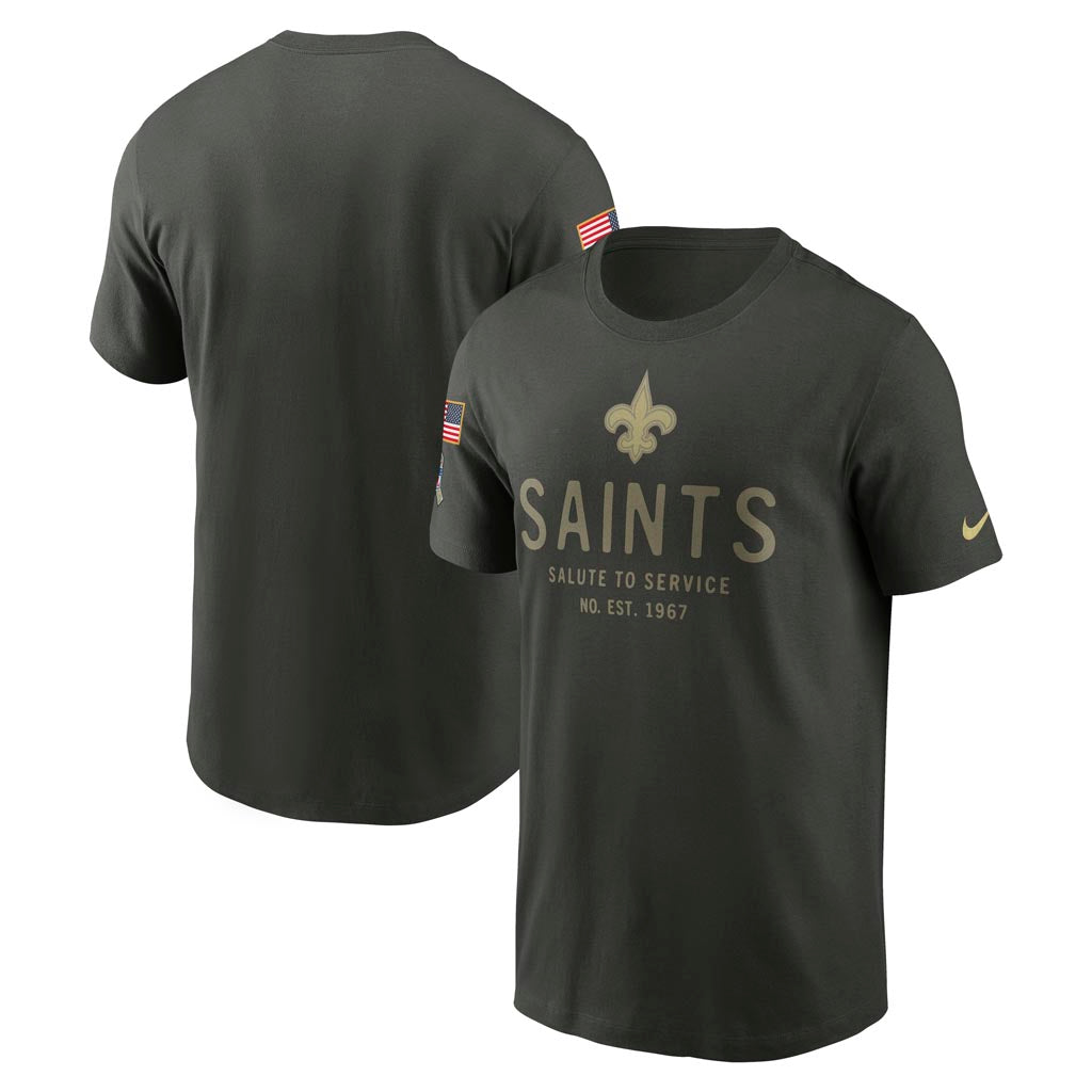 NFL New Orleans Saints Nike 2025 Salute to Service Legend T-Shirt - Green