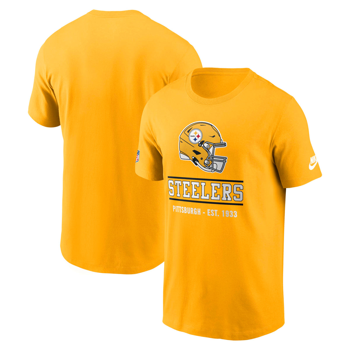 NFL Pittsburgh Steelers Nike Alternative Pack Dri-Fit Crew T-Shirt- Gold