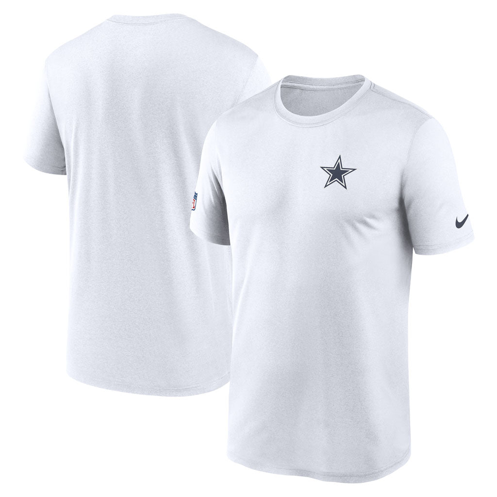 NFL Dallas Cowboys Nike Small Logo Legend T-Shirt - White