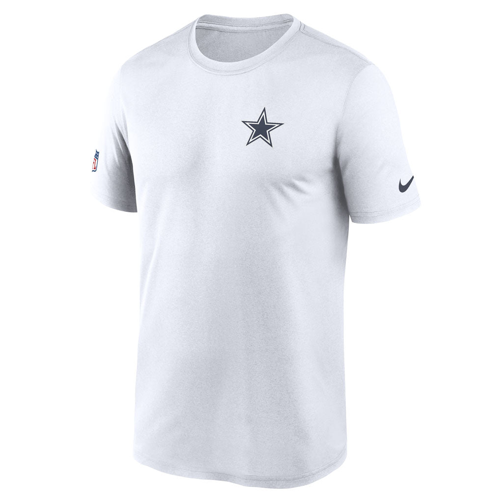 NFL Dallas Cowboys Nike Small Logo Legend T-Shirt - White