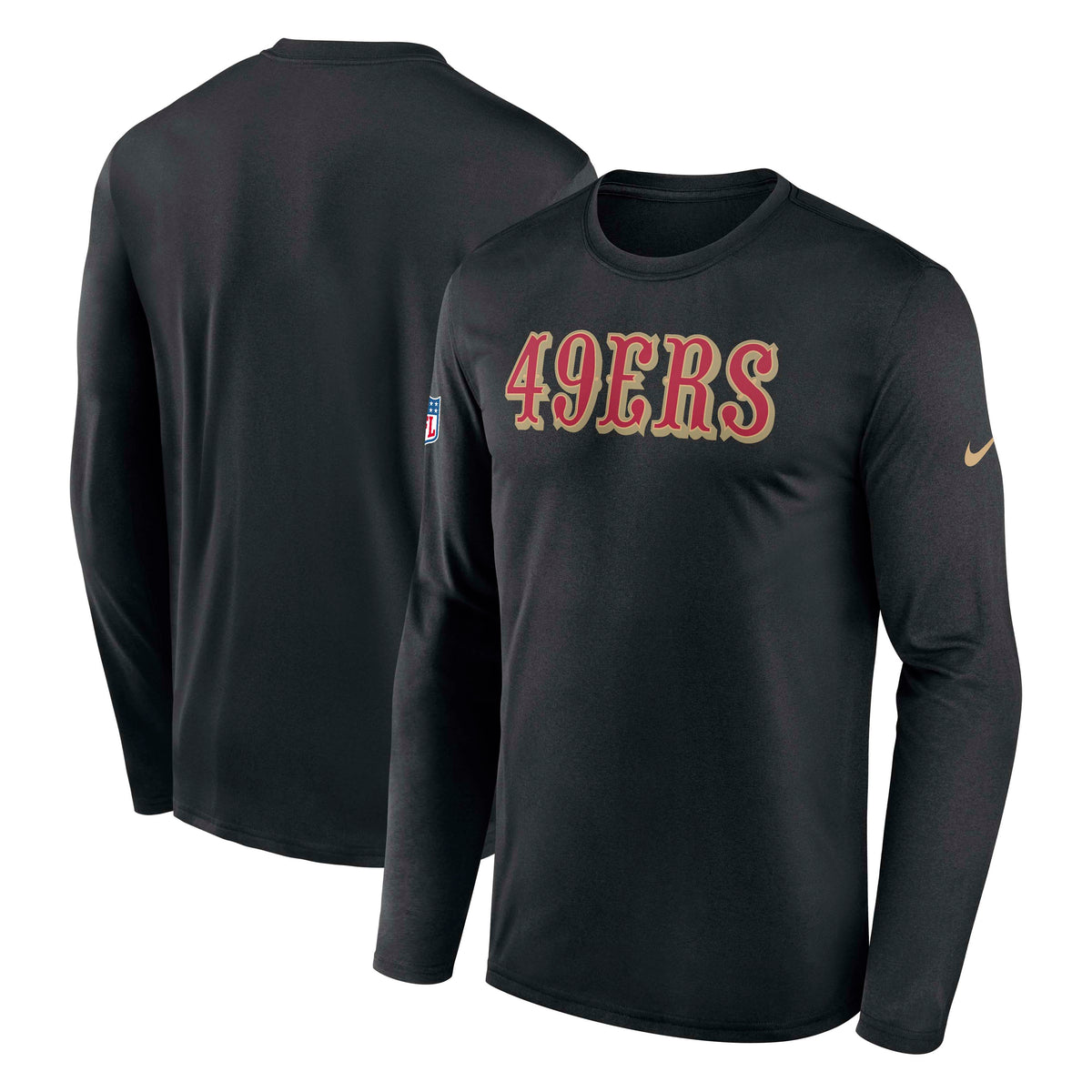 NFL San Francisco 49ers Nike Rivalry Legend Long Sleeve T-Shirt- Black